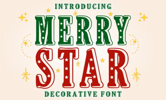Merry Star Font - Featured Image