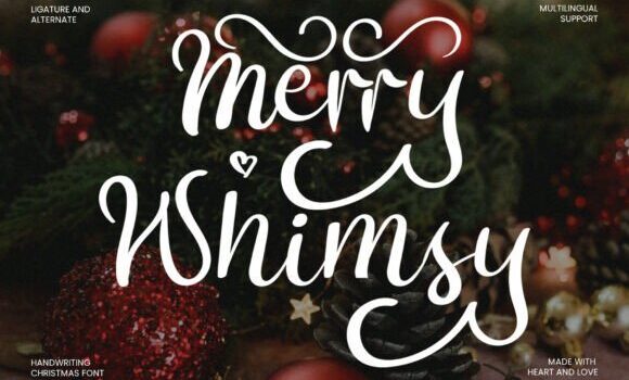 Merry Whimsy Font - Featured Image
