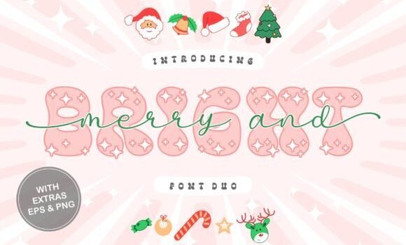 Merry and Bright Duo Font - Featured Image
