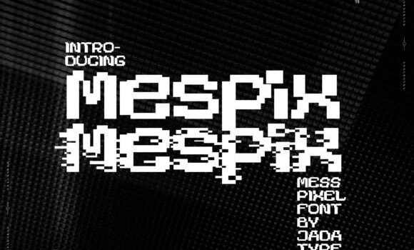 Mespix Font - Featured Image