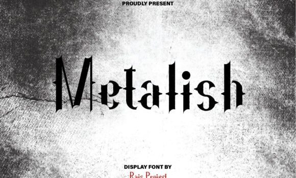 Metalish Font - Featured Image