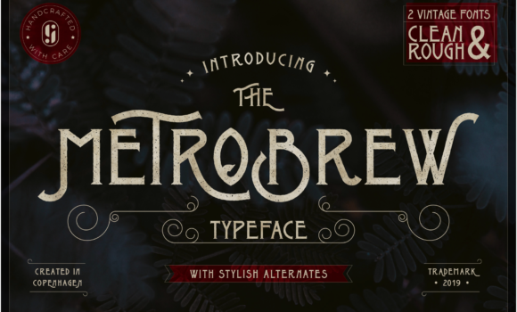 Metrobrew Font - Featured Image