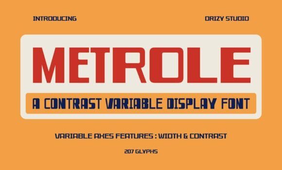 Metrole Font - Featured Image