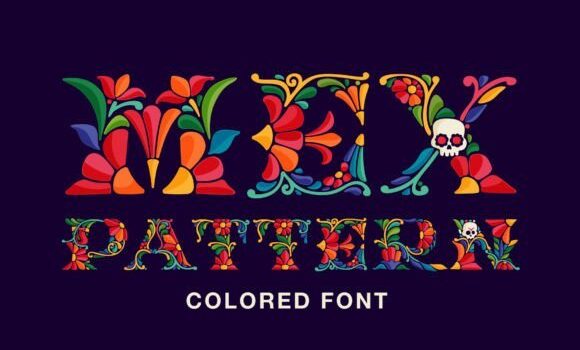 Mexican Pattern Font - Featured Image