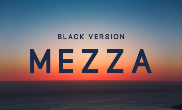 Mezza Black Font - Featured Image