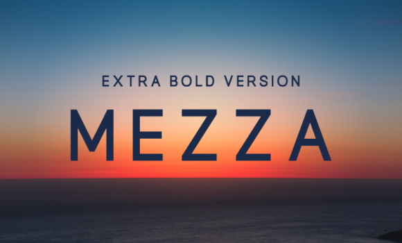 Mezza Extra Bold Font - Featured Image