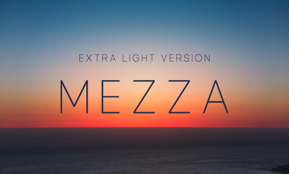 Mezza Extra Light Font - Featured Image