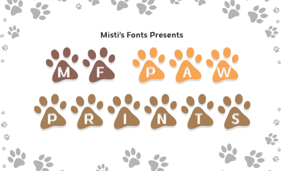 Mf Paw Prints Font - Featured Image