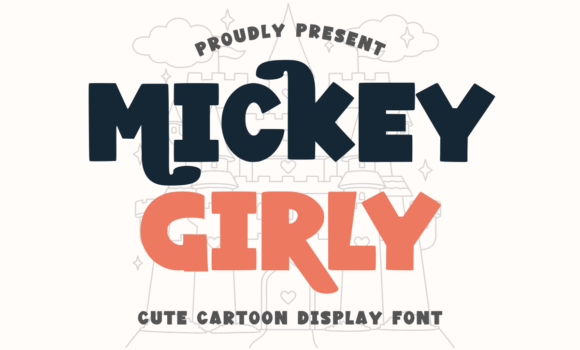 Mickey Girly Regular Font Font - Featured Image