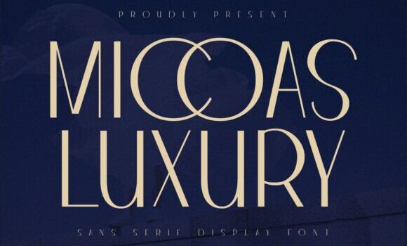 Micoas LuxuryFont Font - Featured Image