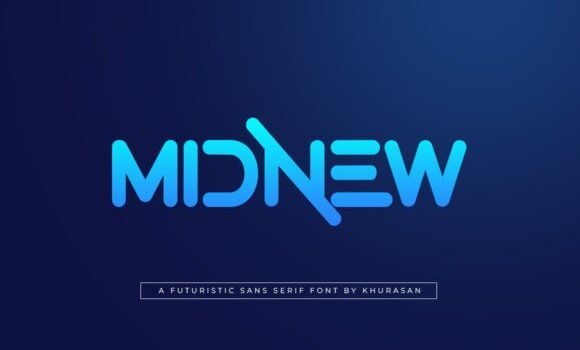 Midnew Font - Featured Image