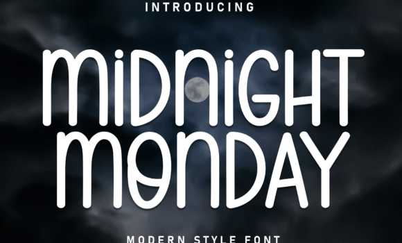 Midnight Monday Font Fonts Free Download