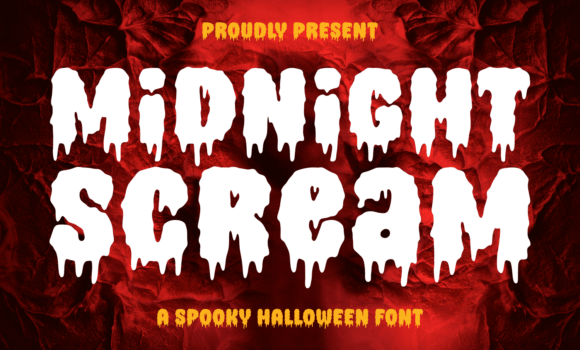 Midnight Scream Font - Featured Image
