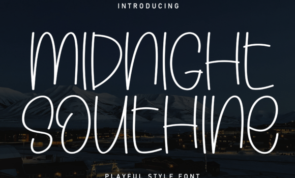 Midnight Southine Font - Featured Image