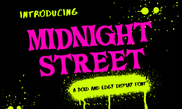 Midnightstreet Font - Featured Image