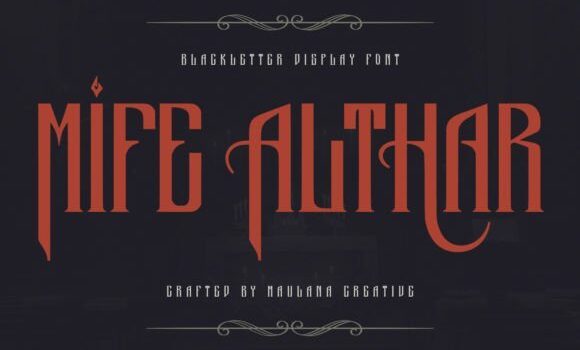 Mife Althar Font - Featured Image