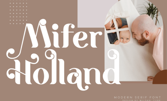 Mifer Holland Font - Featured Image