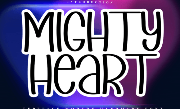 Mighty Heart Font Fonts Free Download Mighty Heart Font - Featured Image