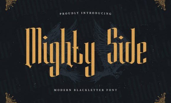 Mighty Side Font - Featured Image