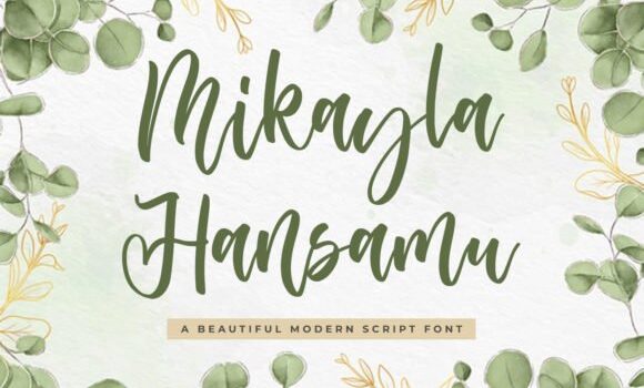 Mikayla Hansamu Font - Featured Image