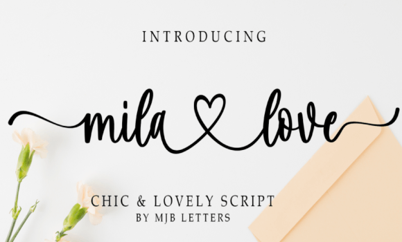 Mila Love Font - Featured Image