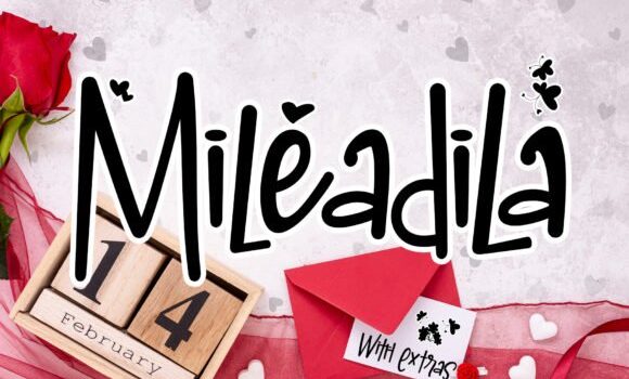 Mileadila Font Fonts Free Download Mileadila Font - Featured Image
