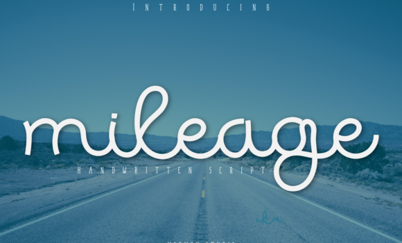 Mileage Font - Featured Image