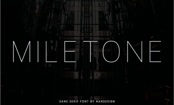 Miletone Font - Featured Image
