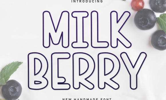 Milk Berry Font Fonts Free Download Milk Berry Font - Featured Image