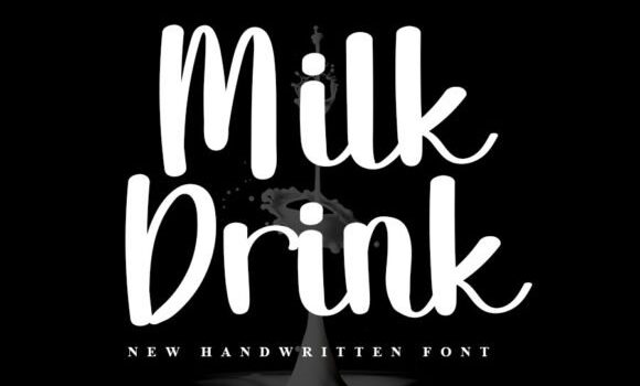Milk Drink Font - Featured Image