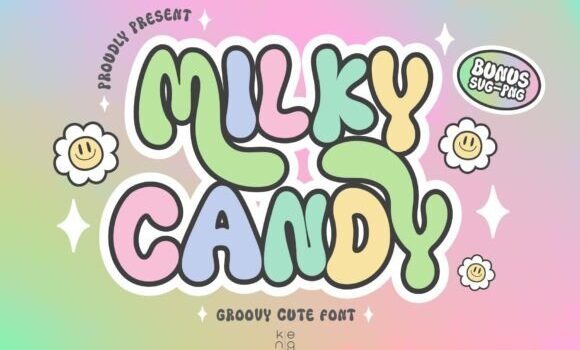 Milky Candy Font Fonts Free Download Milky Candy Font - Featured Image