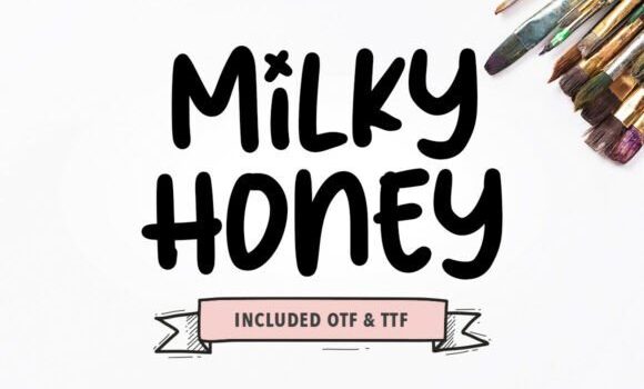 Milky Honey Font Fonts Free Download Milky Honey Font - Featured Image