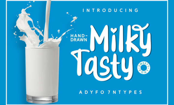 Milky Tasty Font Fonts Free Download Milky Tasty Font - Featured Image