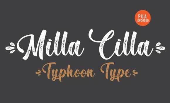 Milla Cilla Font - Featured Image