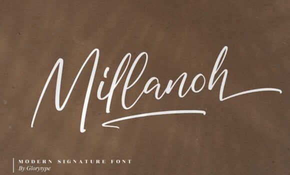 Millanoh Font - Featured Image