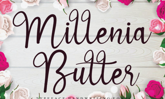 Millenia Butter Font - Featured Image
