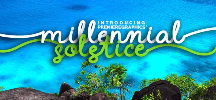 Millennial Solstice Font - Featured Image