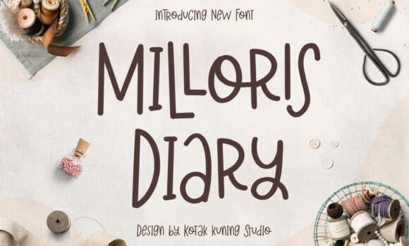 Milloris Diary Font Fonts Free Download Milloris Diary Font - Featured Image
