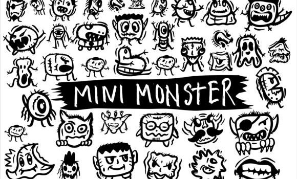 Mini Monster Font - Featured Image