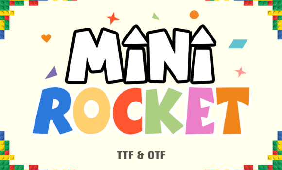 Mini Rocket Font - Featured Image