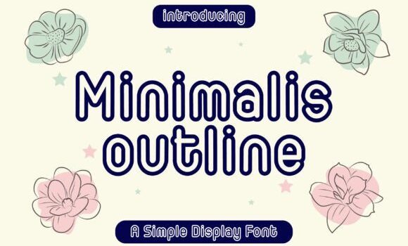 Minimalis Outline Font Fonts Free Download Minimalis Outline Font - Featured Image