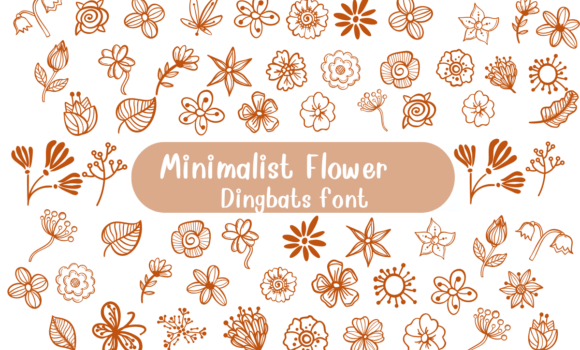 Minimalist Flower Font - Featured Image