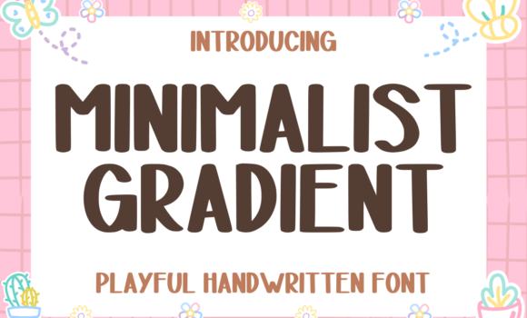 Minimalist Gradient Font - Featured Image