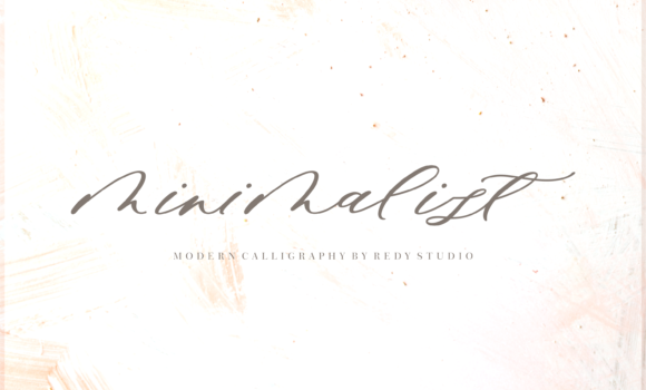 Minimalist Script Font - Featured Image