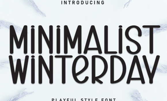 Minimalist Winterday Font - Featured Image