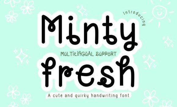 Minty Fresh Font - Featured Image