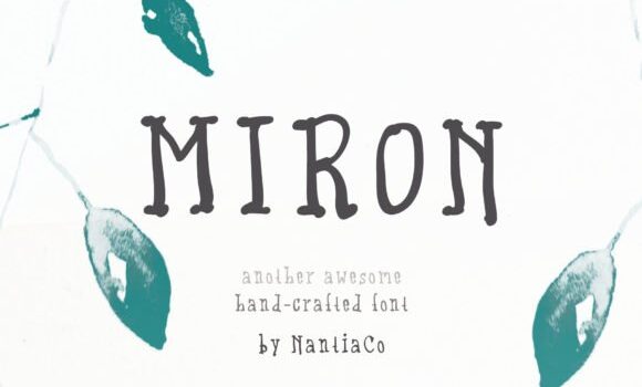 Miron Font Fonts Free Download Miron Font - Featured Image