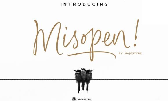 Misopen Font - Featured Image