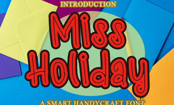 Miss Holiday Font - Featured Image