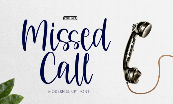 Missed Call Font Fonts Free Download Missed Call Font - Featured Image
